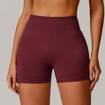 Seamless High-Waisted Yoga Shorts for Women